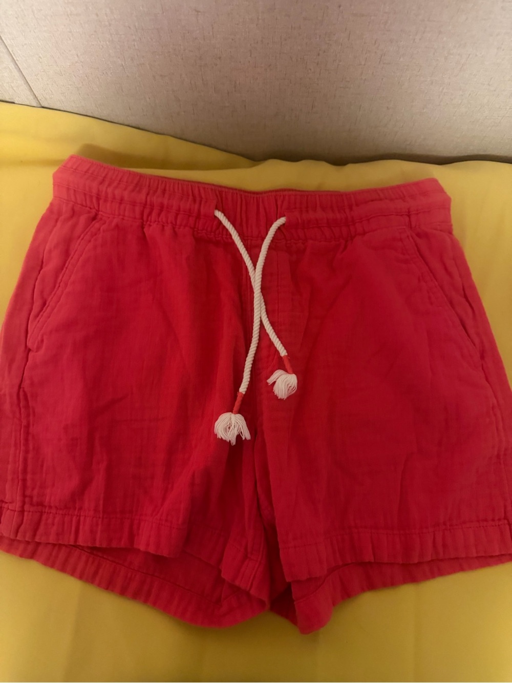 Old Navy Coral-pink Drawstring Athletic Shorts